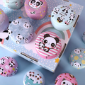 Panda Round Tin Storage Box ( 1pc )