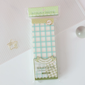 Aesthetic Grid Pattern Memo Pad Sheets ( 1pc )