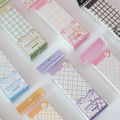 Aesthetic Grid Pattern Memo Pad Sheets ( 1pc )