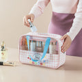 Kawaii PVC Semi Transparent Big Travel Wash Bag ( 1pc )