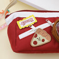 Aesthetic Wide Opening Multipurpose Stationery Pencil Pouch ( 1pc )