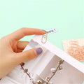 Aesthetic Paper Clip Bookmarks ( 8pcs )