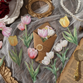 Floral Fragrance Series Journaling Scrapbooking Cutouts ( 8pcs )