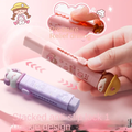 Peach Cake Kawaii Push Slide Eraser ( 1pc )