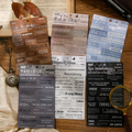 English Motivational Quoted Journaling Sticker Sheets ( 4 Sheets )