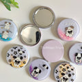Puppy Glitter Cosmetic Pocket Mirror ( 1pc )