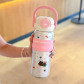 Pinteresty Thermos Double Sipper Stainless Steel Tumbler Bottle ( 1pc )