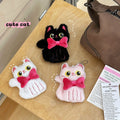 Princess Cat Plush Keychain ( 1pc )