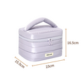 Metallic Finish Cosmetic Makeup Vanity Organizer Pouch ( 1pc )