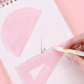 Pastel Jelly Ruler Geometry Set ( 4pcs )