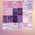 Sparkle Glitter Scrapbooking Sticker Book ( 24Sheets )