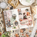 Flower Bud Journaling Scrapbooking Sticker Sheets ( 6 sheets )