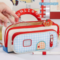 Pinteresty House Shaped Multipurpose Stationery Pencil Pouch ( 1pc )