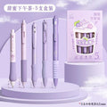 Japanese 5 in 1 Soft Grip Black Gel Pen Seta ( 5 pcs )