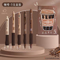 Japanese 5 in 1 Soft Grip Black Gel Pen Seta ( 5 pcs )