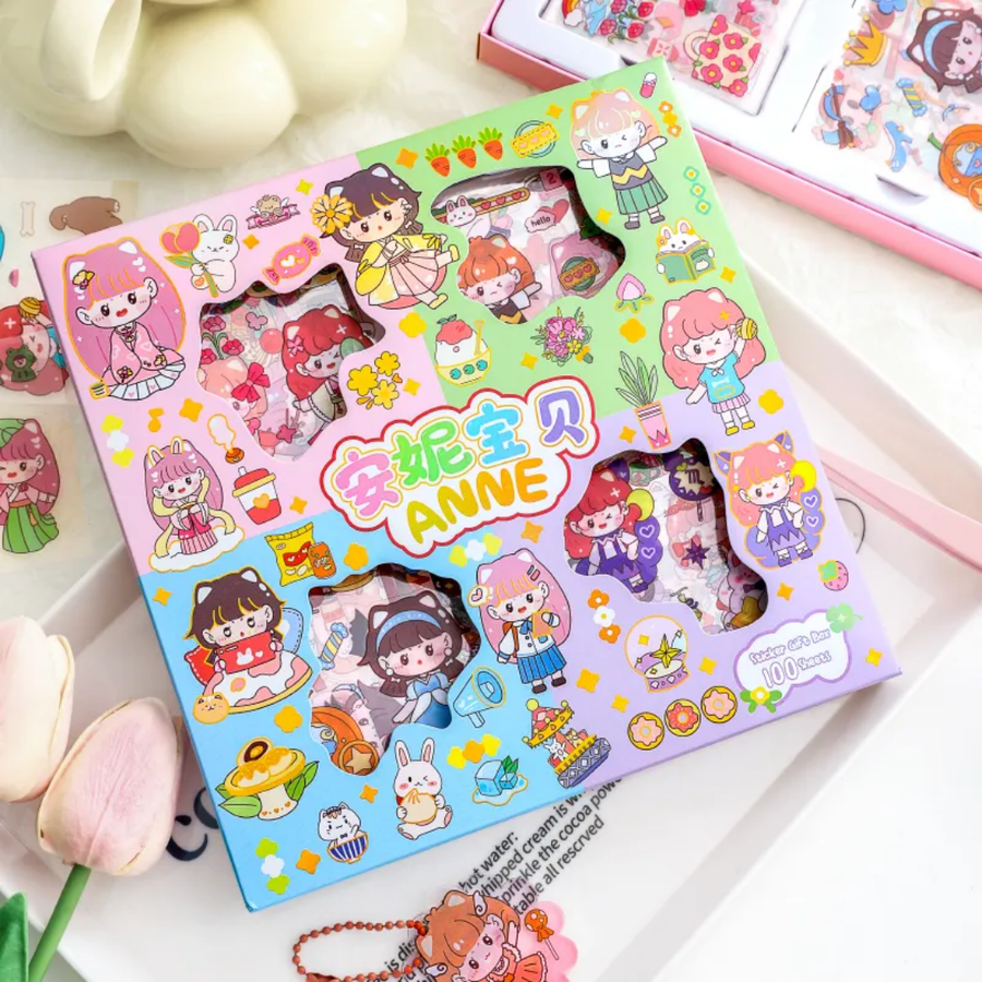 Kawaii Sticker Set ( 100 sheets )