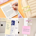 Aesthetic Combination Sticky Notes Spiral Notebook Diary ( 1pc )