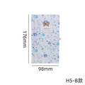 Fresh & Floral Bow Charm Hardbound Handbook Notebook Diary ( 1pc )