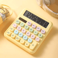 Pastel Calculator Solar / Battery Operated Big ( 1pc )