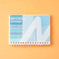 Aesthetic Combination Sticky Notes Spiral Notebook Diary ( 1pc )