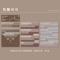 English Motivational Long Quoted Journaling Sticker Sheets ( 3 Sheets )