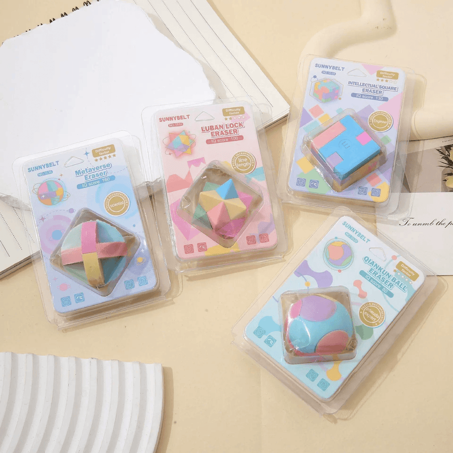 DIY Intellectual Puzzle Eraser ( 1pc )