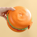 Burger Shaped Stainless Steel Lunch Box ( 1pc )