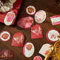 Rose Series Journaling Self Adhesive Stamp Stickers ( 40stickers )