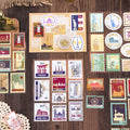 Stamp Journaling Scrapbooking Stickers ( 4 sheets )