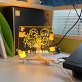 DIY Acrylic Doodling Notes LED Writing Pad ( 1pc )
