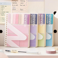 Aesthetic Combination Sticky Notes Spiral Notebook Diary ( 1pc )