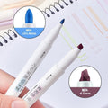 Pastel Double Head Soft Color Marker Highlighter Set ( 5pcs )