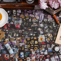 Natural Floral Journaling Scrapbooking Stickers Sheets ( 6pcs )