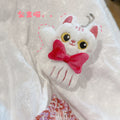 Princess Cat Plush Keychain ( 1pc )
