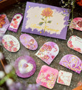 Rose Series Journaling Self Adhesive Stamp Stickers ( 40stickers )