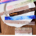 Retro Poetry English Journaling Scrapbooking Sticker Strips ( 20 Sheets )