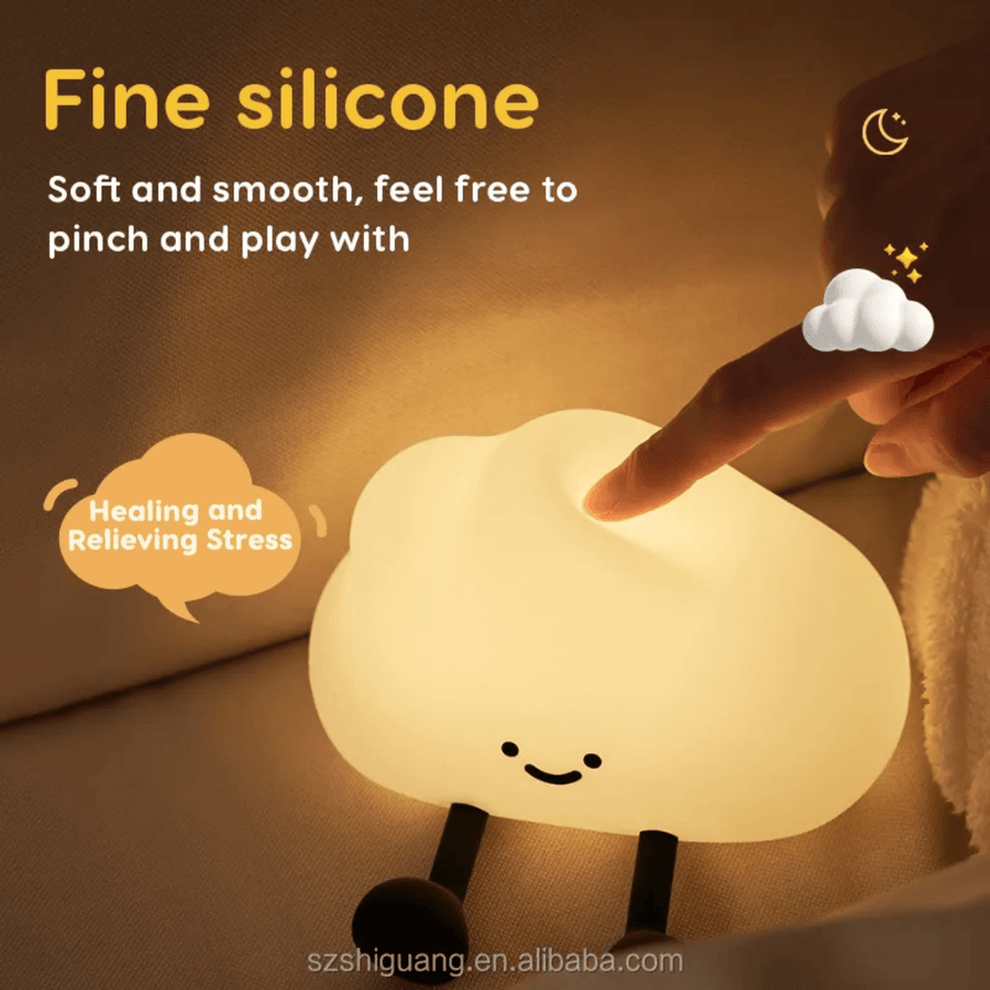 Cloud Silicone Lamp Rechargeable ( 1pc )