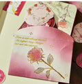 Rose Series Journaling Self Adhesive Stamp Stickers ( 40stickers )