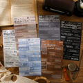 English Motivational Quoted Journaling Sticker Sheets ( 4 Sheets )