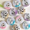 Puppy Glitter Cosmetic Pocket Mirror ( 1pc )
