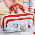 Pinteresty House Shaped Multipurpose Stationery Pencil Pouch ( 1pc )