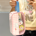 Kawaii PVC Semi Transparent Small Travel Wash Bag (1pc)
