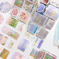 Oil Painting Van Gogh Style Journaling Stamp Sticker Roll ( 1pc )
