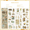 Medieval Story Retro Vintage Journaling Scrapbooking Sticker Sheets ( 3sheets )
