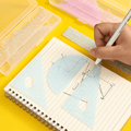 Pastel Jelly Ruler Geometry Set ( 4pcs )