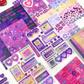 Sparkle Glitter Scrapbooking Sticker Book ( 24Sheets )