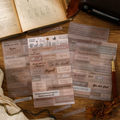 English Motivational Quoted Journaling Sticker Sheets ( 4 Sheets )
