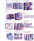 Symphony Of Moonlight Purple Journal Scrapbook Gift Set ( 1 set )