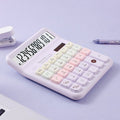 Pastel Aesthetic Calculator Solar / Battery Operated Big ( 1pc )