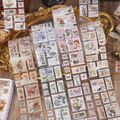 Vintage Retro Journaling Stamp Sticker Roll ( 1pc )